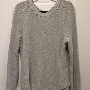 LOFT - Grey Sweater w/Accent Back Bow